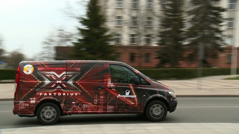 TV3 projekto „X Faktorius“ autobusiukas pradeda talentų paiešką po Lietuvos miestus