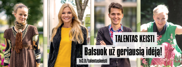 Paskelbti konkurso „Talentas keisti“ finalininkai